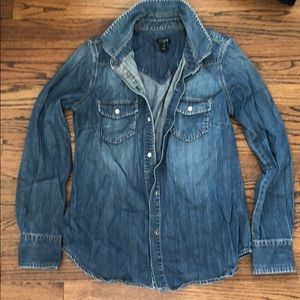 Jcrew Jean button up